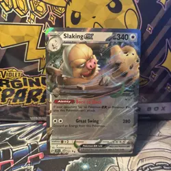 Pokemon TCG Slaking EX 147/191SV08: Surging Sparks Double Rare Holo Card - Image 2