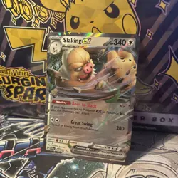 Pokemon TCG Slaking EX 147/191SV08: Surging Sparks Double Rare Holo Card - Image 3