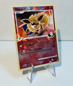 Flareon Cracked Ice #60/111 Rising Rivals Promo Rare Holo SP Pokemon Card TCG - Image 2