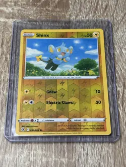 SHIPS SAME DAY Pokemon Card Shinx 091/264 Reverse Holo Lightning Type - Image 1
