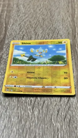 SHIPS SAME DAY Pokemon Card Shinx 091/264 Reverse Holo Lightning Type - Image 3