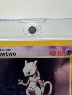 1999 Pokemon TCG Mewtwo Base Set Holo Unlimited Rare Card 10/102 Vintage - Image 4