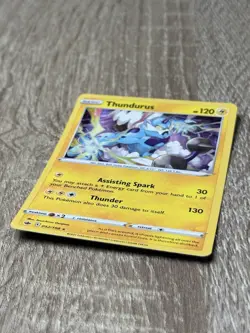 SHIPS SAME DAY Pokemon Card Thundurus 052/198 Holo Lightning Type - Image 3