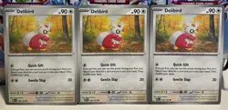 (Set Of 3) Pokemon Mega Evolution TCG Common Card - Delibird (105/132) - Image 1