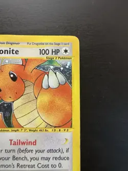 Dragonite 9/165 Holo Rare Expedition Pokemon Card DMG - Image 3
