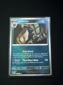 Pokemon TCG Umbreon Master Ball Pattern Holo Card 059/131 Prismatic Evolutions - Image 2
