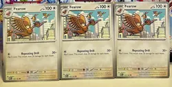 (Set Of 3) Pokemon Mega Evolution TCG Common Card - Fearow (103/132) - Image 1