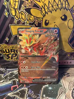 Pokemon Temporal Forces Gouging Fire EX Holo Ultra Rare Card 38/162 - Image 1