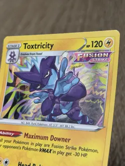SHIPS SAME DAY Pokemon Card Toxtricity 108/264 Holo Lightning Type - Image 2