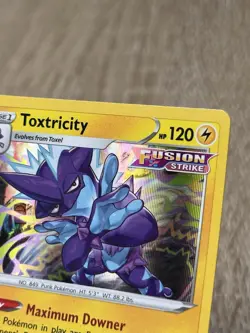 SHIPS SAME DAY Pokemon Card Toxtricity 108/264 Holo Lightning Type - Image 3