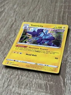 SHIPS SAME DAY Pokemon Card Toxtricity 108/264 Holo Lightning Type - Image 4