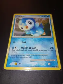 Piplup Pokemon 2007 #DP03 Lv.9 Holo Card Great Condition - Image 1