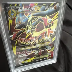 Pokemon TCG M Lucario EX 55a/111 Furious Fists Holo Full Art Card PSA 8 NM-M - Image 3