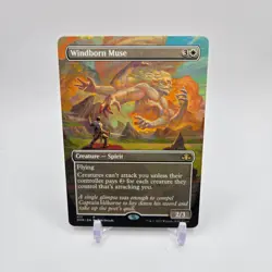 Windborn Muse Borderless Regular - Dominaria Remastered MTG-NM #415 - Image 1