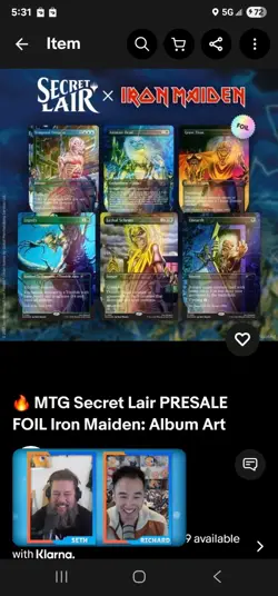 🔥 MTG Secret Lair PRESALE FOIL Iron Maiden: Album Art Confirmed SHIPS FAST - Image 1