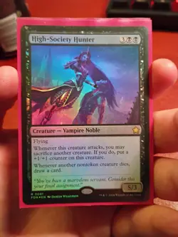 MTG - High-Society Hunter FOIL R Foundations 61 LP-NM - Image 1