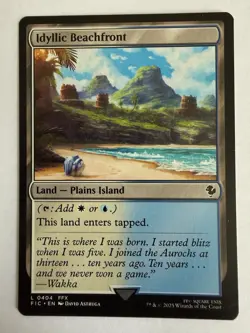 Idyllic Beachfront #404 | Near Mint | Final Fantasy FIC | Magic MTG - Image 1
