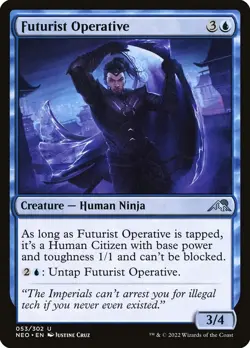 Futurist Operative Kamigawa: Neon Dynasty (NEO) MTG Magic Cards F#232 - Image 1