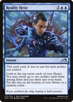 Reality Heist Kamigawa: Neon Dynasty (NEO) MTG Magic Cards F#236 - Image 1