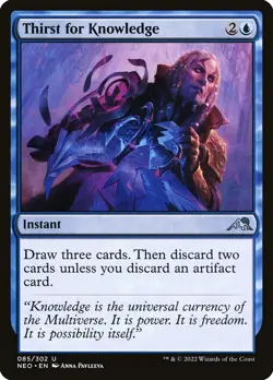 Thirst for Knowledge Kamigawa: Neon Dynasty (NEO) MTG Magic Cards F#238 - Image 1