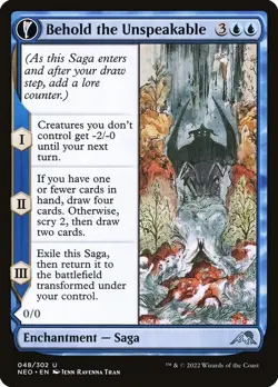 Behold the Unspeakable Kamigawa: Neon Dynasty (NEO) MTG Magic Cards F#228 - Image 1