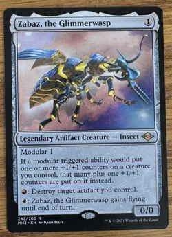 MTG Modern Horizons 2, Zabaz, the Glimmerwasp - Image 1