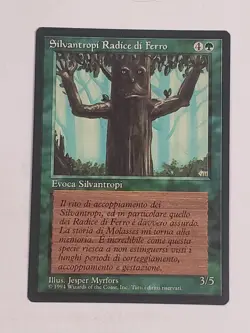 MTG Ironroot Treefolk (Italian Revised (BB)/Green/C) - BGM - Image 1