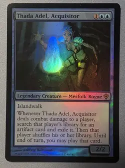 Foil Thada Adel, Acquisitor - NM - MTG Worldwake English - Image 1