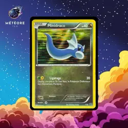Carte Pokemon Minidraco 1/20 Holo Coffre Des Dragons Noir & Blanc Fr - Image 1