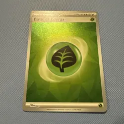 Grass Energy SVE 009 NM Pokemon TCG Holo Foil Prismatic Evolutions Near Mint - Image 1
