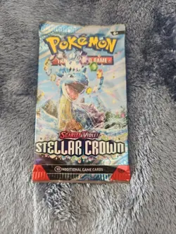 POKEMON TCG: Scarlet & Violet Stellar Crown BOOSTER PACK (1 PACK) - 10 Cards - Image 1