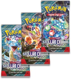 POKEMON TCG: Scarlet & Violet Stellar Crown BOOSTER PACK (1 PACK) - 10 Cards - Image 4