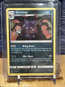 Pokemon TCG - Greninja Holo Rare 117/214 - Sun & Moon Unbroken Bonds - Image 1