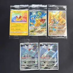 ALL Sealed Pokemon Black Star Promo Lot x5 Pikachu SM108 SVP 027 Mimikyu 075 - Image 1