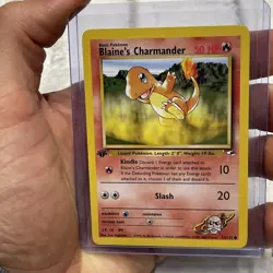 2000 Pokemon Gym Heroes 1st Edition Blaine's Charmander 61/132 NM/MT Vintage TCG - Image 1