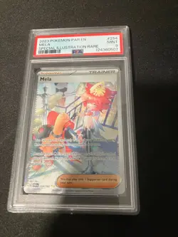 2023 Pokemon Paradox Rift Mela Special Illustration Rare PSA 9 - Image 1
