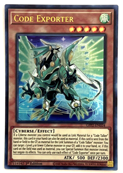YuGiOh! - Code Exporter - GFP2-EN024 - 1st Edition - Ultra Rare - Image 1