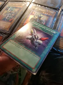 Yugioh Laser Cannon Armor LOB-089 Common 1st Ed ASIAN ENGLISH - Image 2