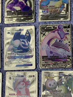 Set of 15 Pokemon Charizard,Mew,Grimmsnarl&More Gold Foil Fan Art Cards NM! - Image 5