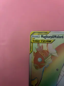Magikarp & Wailord GX Holo Card 183/181 Secret Team Up Edition, Mint Condition - Image 2