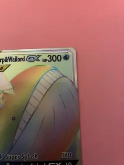 Magikarp & Wailord GX Holo Card 183/181 Secret Team Up Edition, Mint Condition - Image 3
