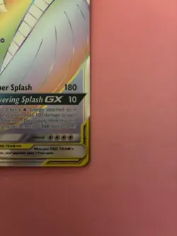 Magikarp & Wailord GX Holo Card 183/181 Secret Team Up Edition, Mint Condition - Image 4