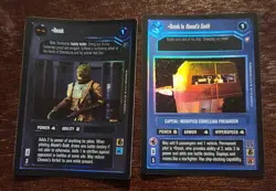 Swccg Card Lot Bossk, Bossk In Hound's Tooth - Foil - Star Wars Ccg Lp - Image 1