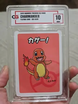 Old Maid Japanese Pokemon Center Red Back 2019 Promo Playing Card - Charmander - Image 1