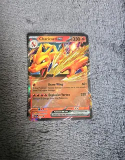 Pokemon TCG Charizard EX 161 Scarlet & Violet Promo Holo Ultra Rare Card - Image 1