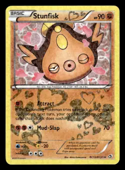 Stunfisk RC12/RC25 Radiant Collection BW Legendary Treasures Pokemon Card - 1 - Image 1