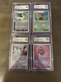 Cgc ten graded pokemon card lot four graded cards all cgc ten - Image 1