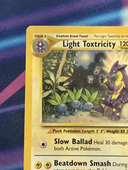 Pokemon TCG Light Toxtricity SWSH Black Star Promos Holo Card SWSH137 - Image 2