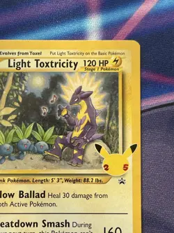 Pokemon TCG Light Toxtricity SWSH Black Star Promos Holo Card SWSH137 - Image 3