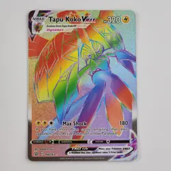 Tapu Koko VMAX (Secret Rare) 166/163 SWSH05: Battle Styles NM+ Pokemon Card TCG - Image 1